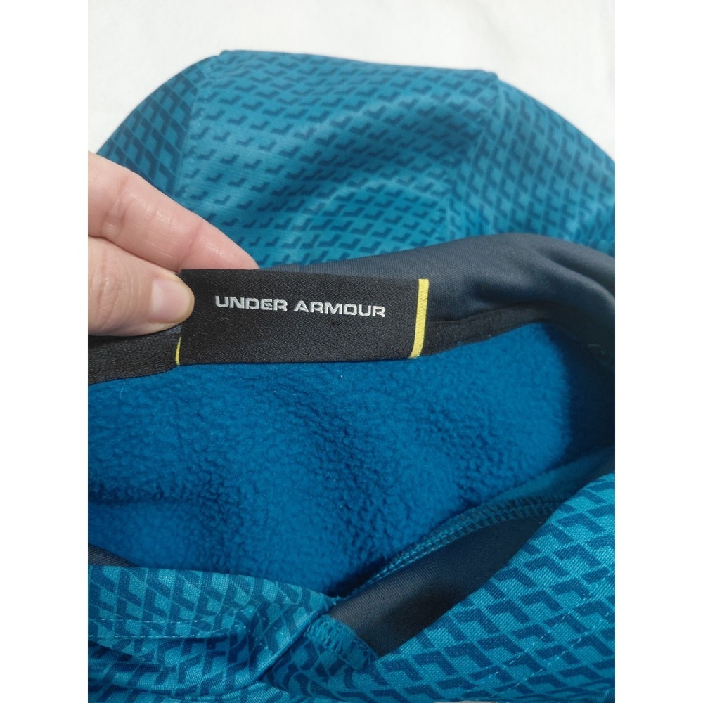 Under Armour Hoddie Mens Blue ColdGear Storm Pullover Sweatshirt YXL Boys - Picture 11 of 13